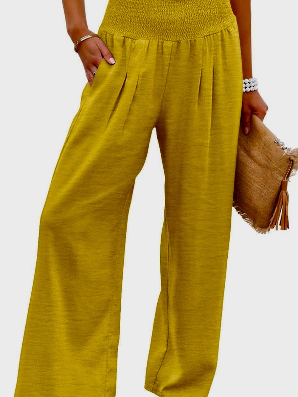 Women’s Palazzo Pants high waist with pockets